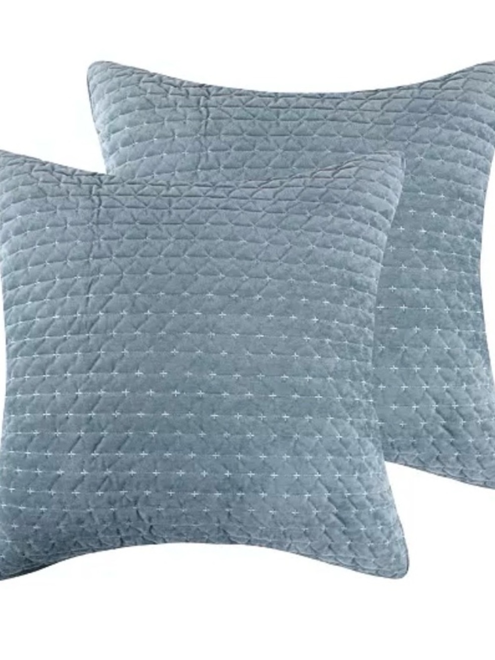 Levtex Blue Euro Sham Set - 2-Pack - Picture 2 of 2